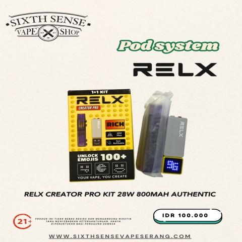 Sixthsensevape - Relx Creator Pro Pod Kit 28W 800Mah Battery